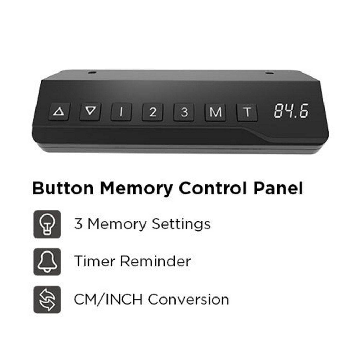 Bureau zit sta elektrisch in hoogte verstelbaar - 118 x 58 cm - wit - Meubel-Plein Bureau zit sta elektrisch in hoogte verstelbaar - 118 x 58 cm - wit - Meubel-Plein