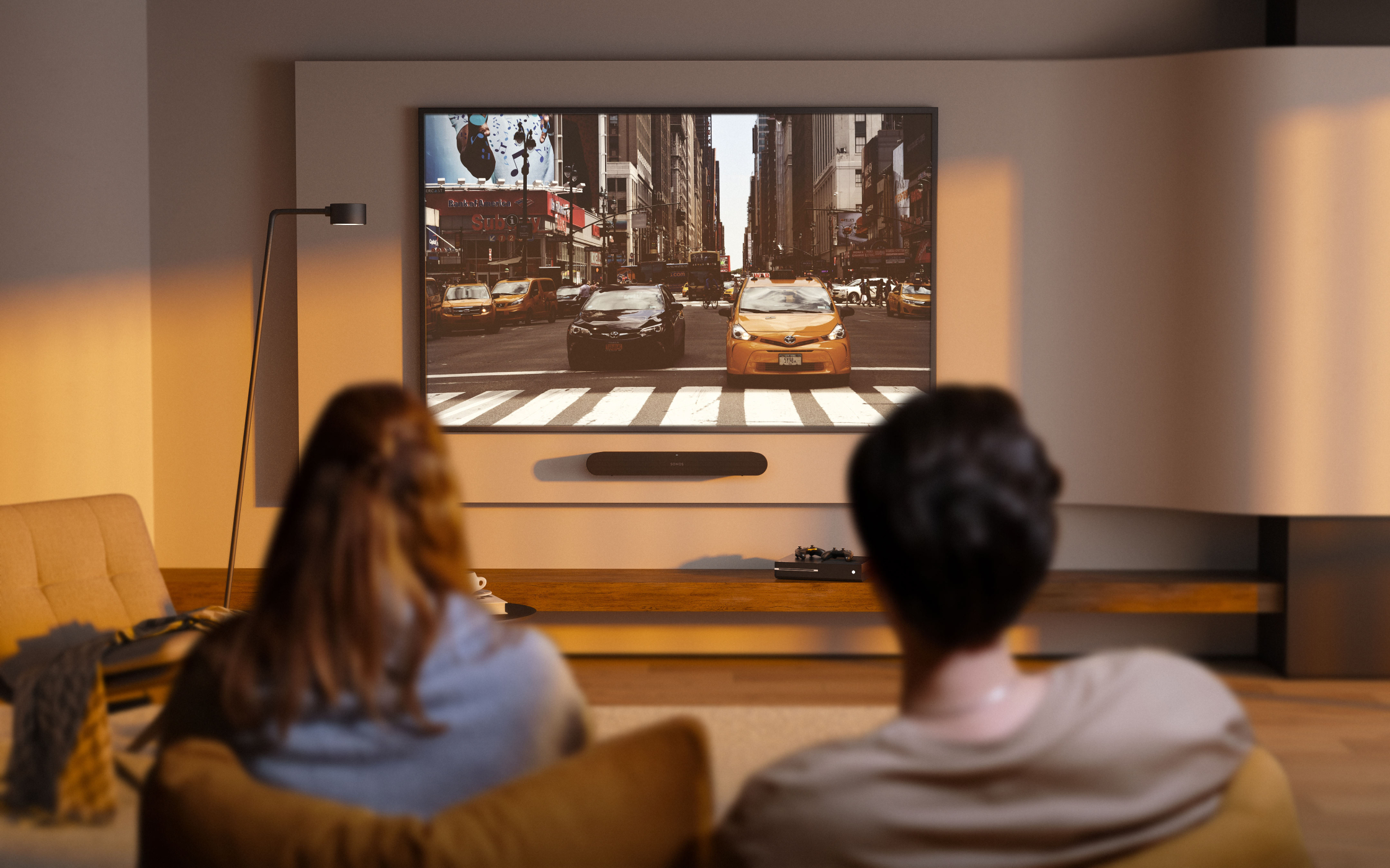 Wandbeugel compatibel met Sonos Ray soundbar - aan de muur montage - alternatieve afbeelding