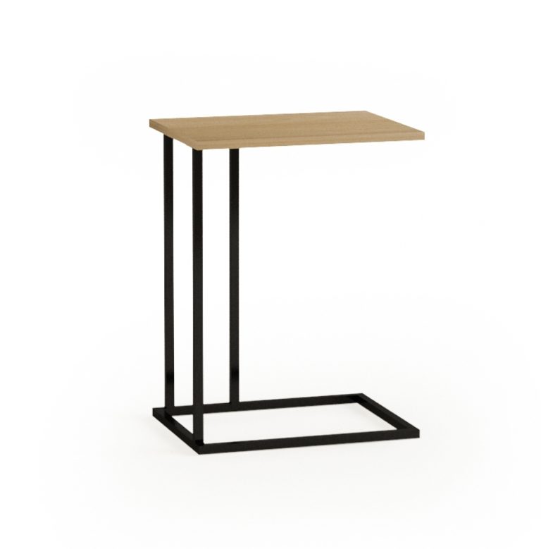 VDD - bijzettafel - verrijdbaar - op wielen - zwart - hout - Meubel-Plein