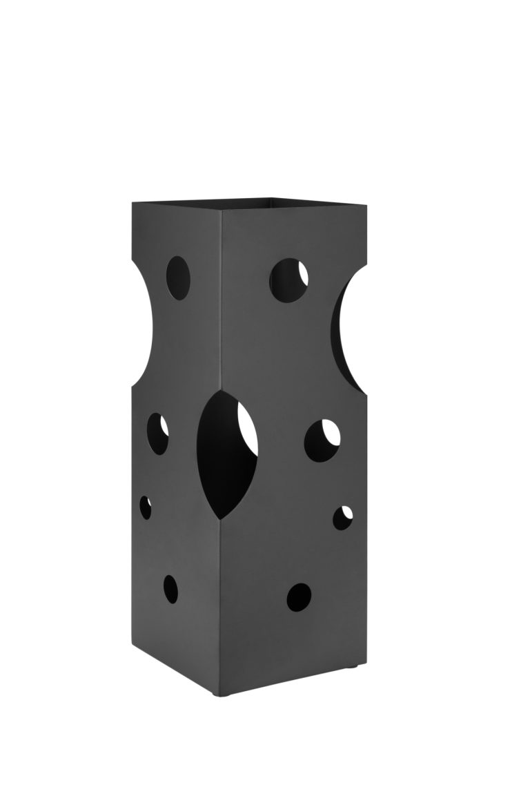 VDD Paraplubak - Vierkant - 42 x 15 x 15 cm - Aluminium - Zwart