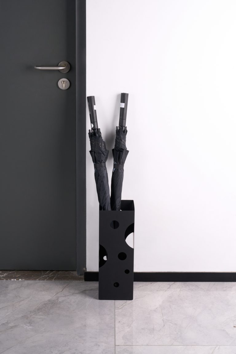 VDD Paraplubak - Vierkant - 42 x 15 x 15 cm - Aluminium - Zwart - alternatieve afbeelding