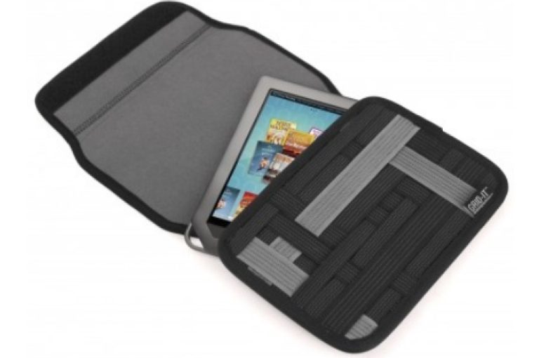 Zwarte Schoudertas 13 Inch met GRID-IT® Organizer