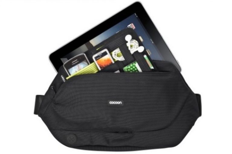GRID-IT! Crossbody Tas voor Tablets en E-Readers tot 10 Inch - Zwart