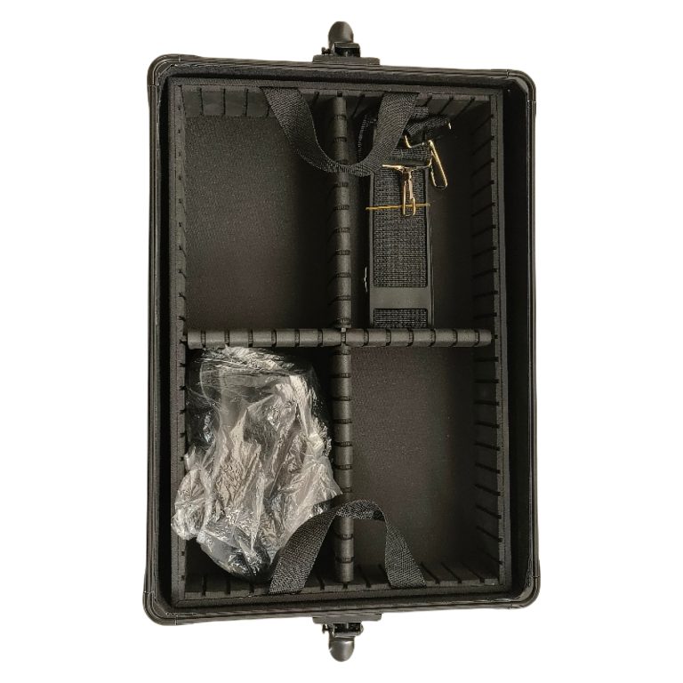 VDD - Kapperskoffer trolley - visagie make up koffer trolley - schminkkoffer - beauty case - zwart - alternatieve afbeelding