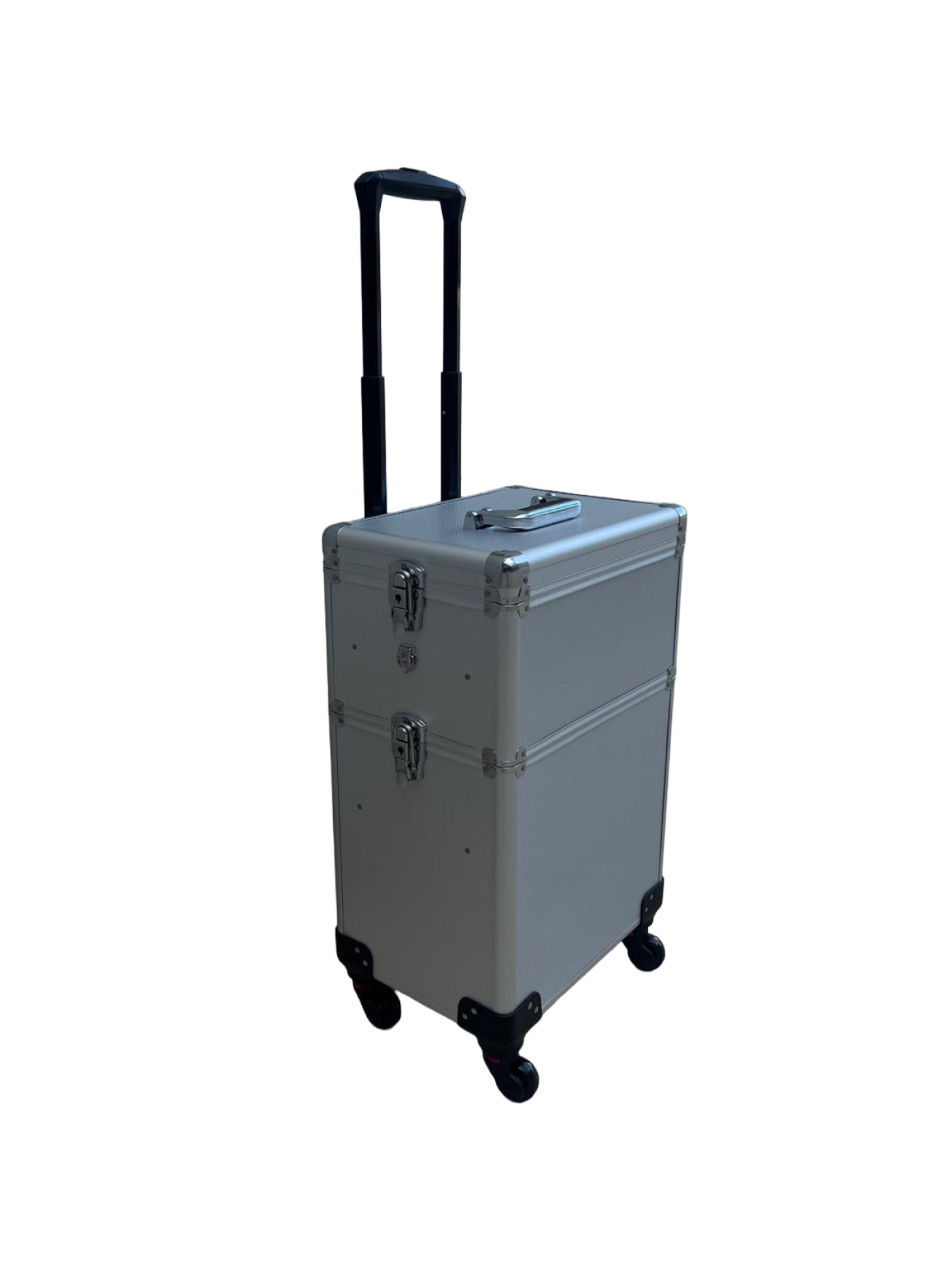 Kapperskoffer trolley - visagie make up koffer trolley - schminkkoffer - beauty case - zwart