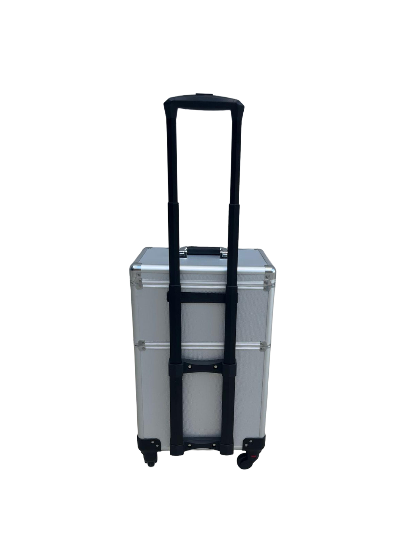 Kapperskoffer trolley - visagie make up koffer trolley - schminkkoffer - beauty case - zwart - alternatieve afbeelding