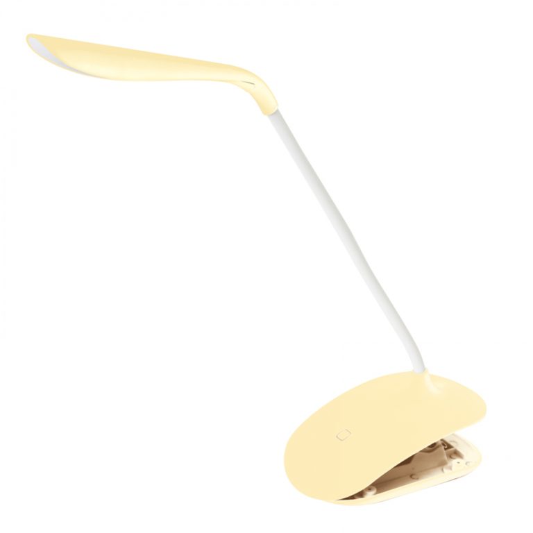 VDD Bureaulamp met LED - Met Klemhouder en Touch Dimmer - Geel