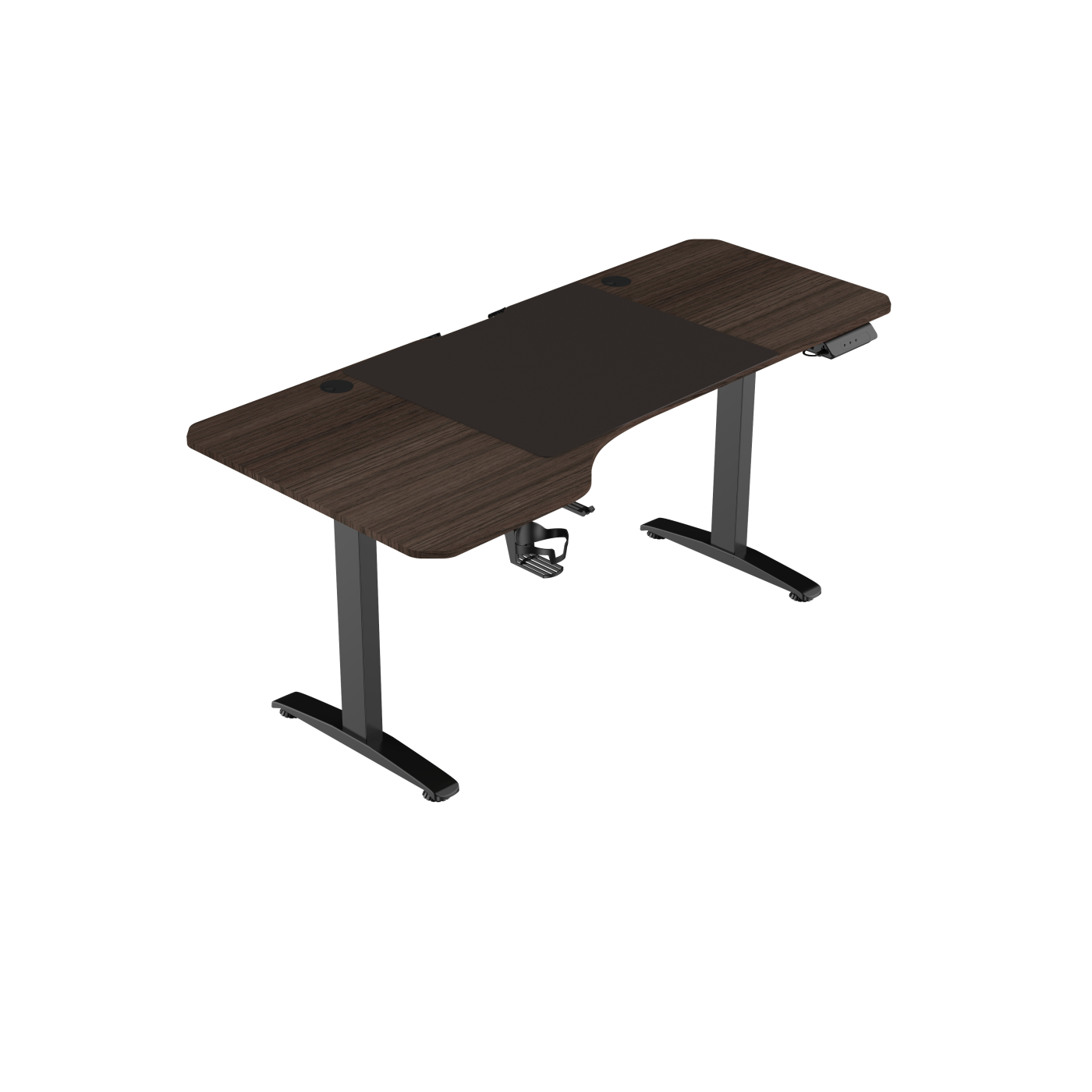 VDD Gaming - Bureau - Game Desk -  Zit Sta Bureau - Elektrisch in Hoogte Verstelbaar - Zit-sta Bureau - Game Bureau - Gaming Desk - Computer Tafel - 160 x 75 cm - Bruin - Maximale hoogte 120 cm