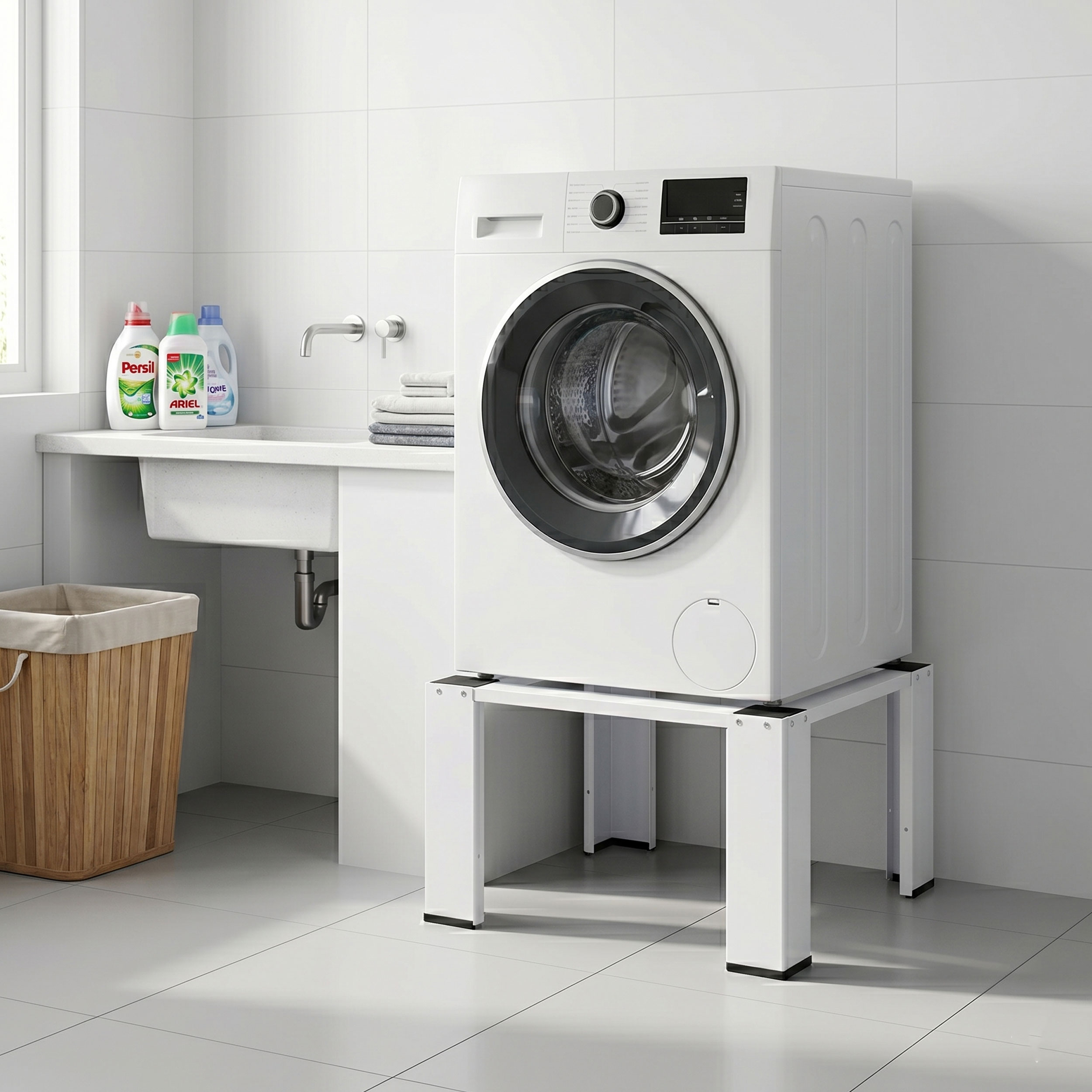 VDD - Wasmachine verhoger - opbouwmeubel - universeel model - 250 kg draagkracht - alternatieve afbeelding