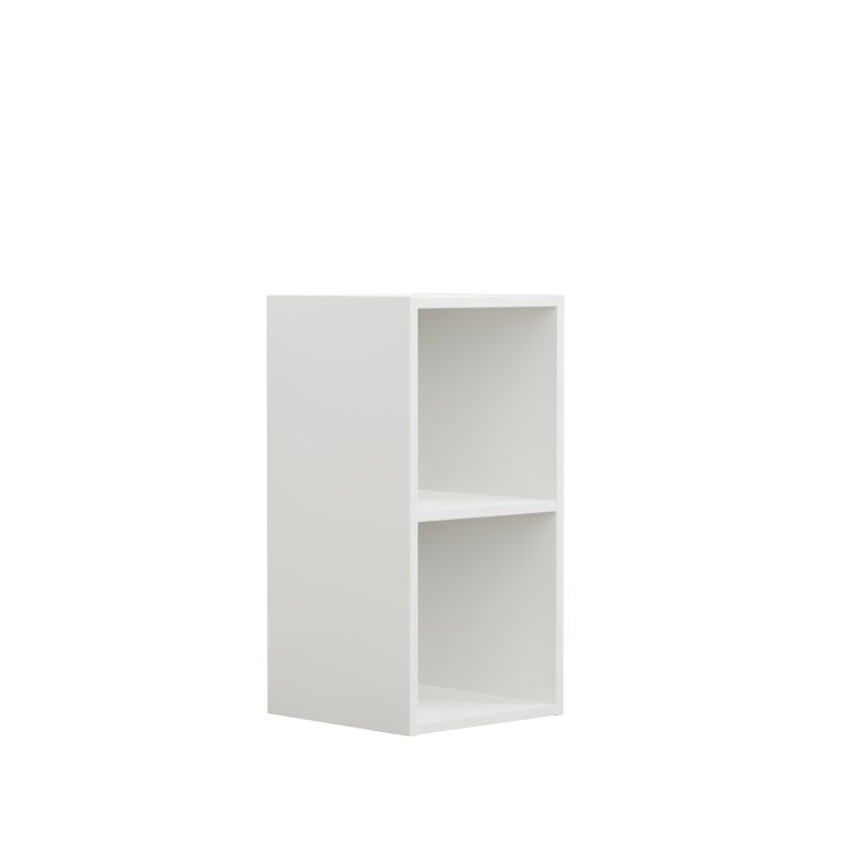 VDD – Vakkenkast – Wandkast – Vakkenkast Wit – Vakken Kast – Wandkastje – Wandkasten – Wandkasten Woonkamer – 2 Vakken - Wit