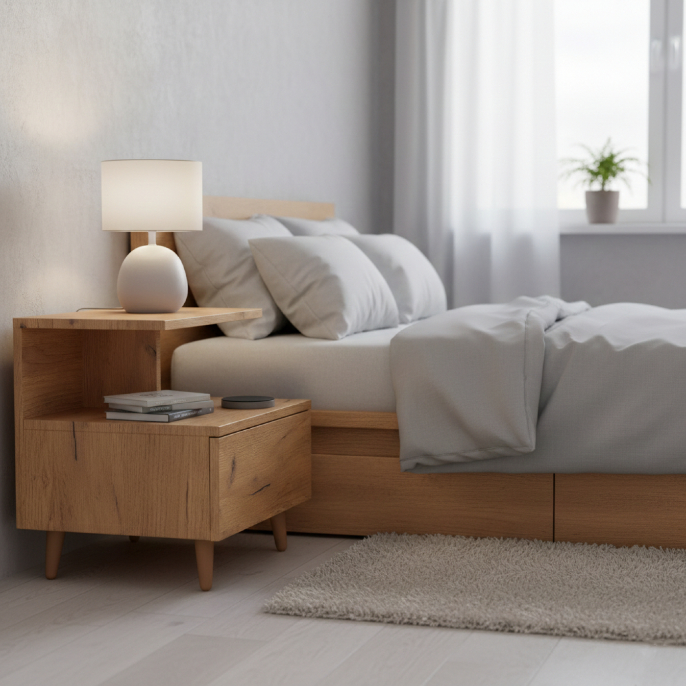 VDD - Nachtkastje - Nachtkastjes - Nachtkastje staand - set van 2 - alternatieve afbeelding