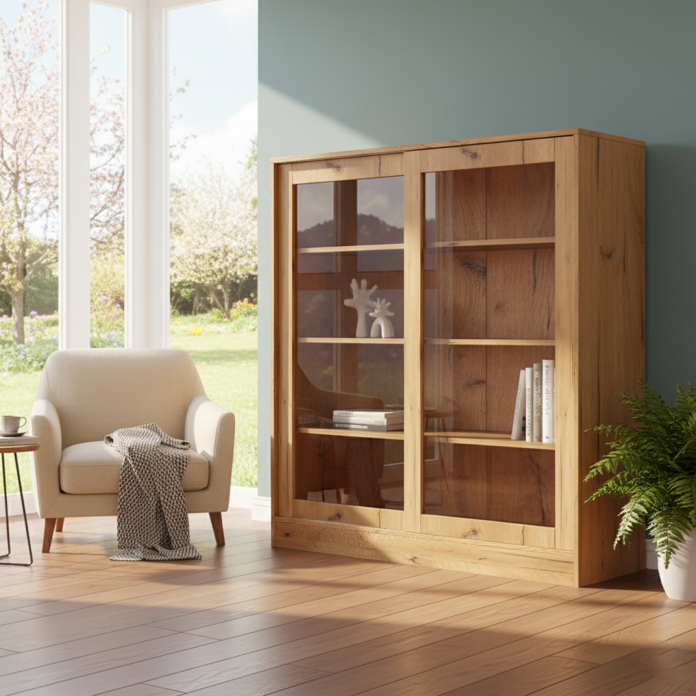 VDD - Vitrinekast - Vitrinekast met glas - Buffetkast - Opbergkast - Meubel-Plein VDD - Vitrinekast - Vitrinekast met glas - Buffetkast - Opbergkast - Meubel-Plein