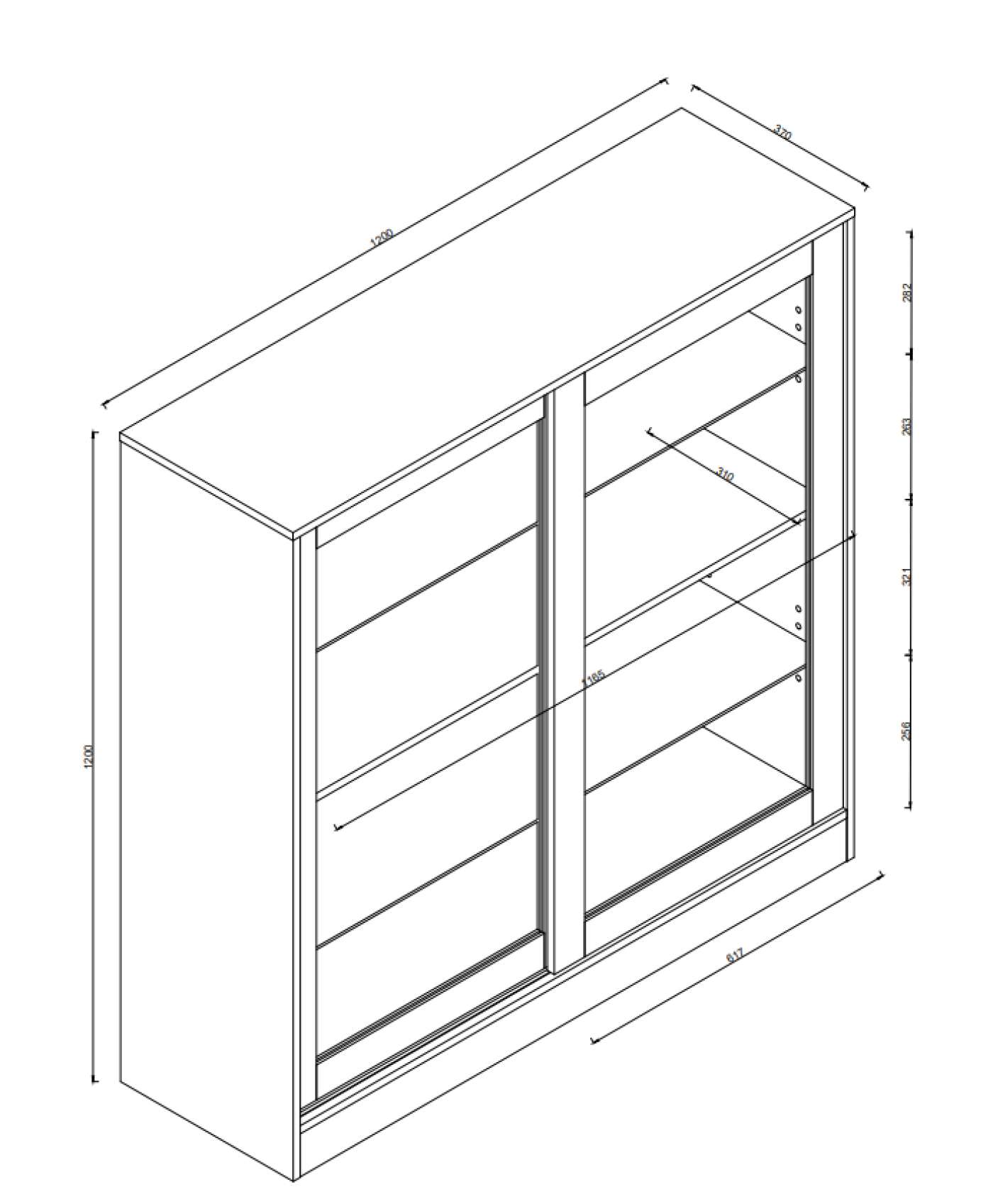 VDD - Vitrinekast - Vitrinekast met glas - Buffetkast - Opbergkast - Meubel-Plein VDD - Vitrinekast - Vitrinekast met glas - Buffetkast - Opbergkast - Meubel-Plein