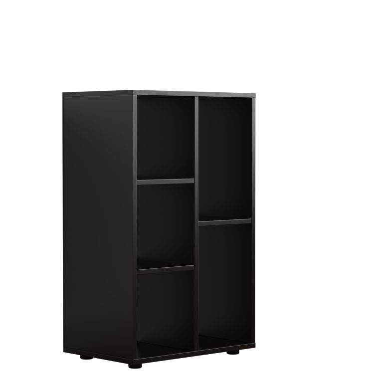 VDD - Kast - wandkast - zwart - 5 vakken
