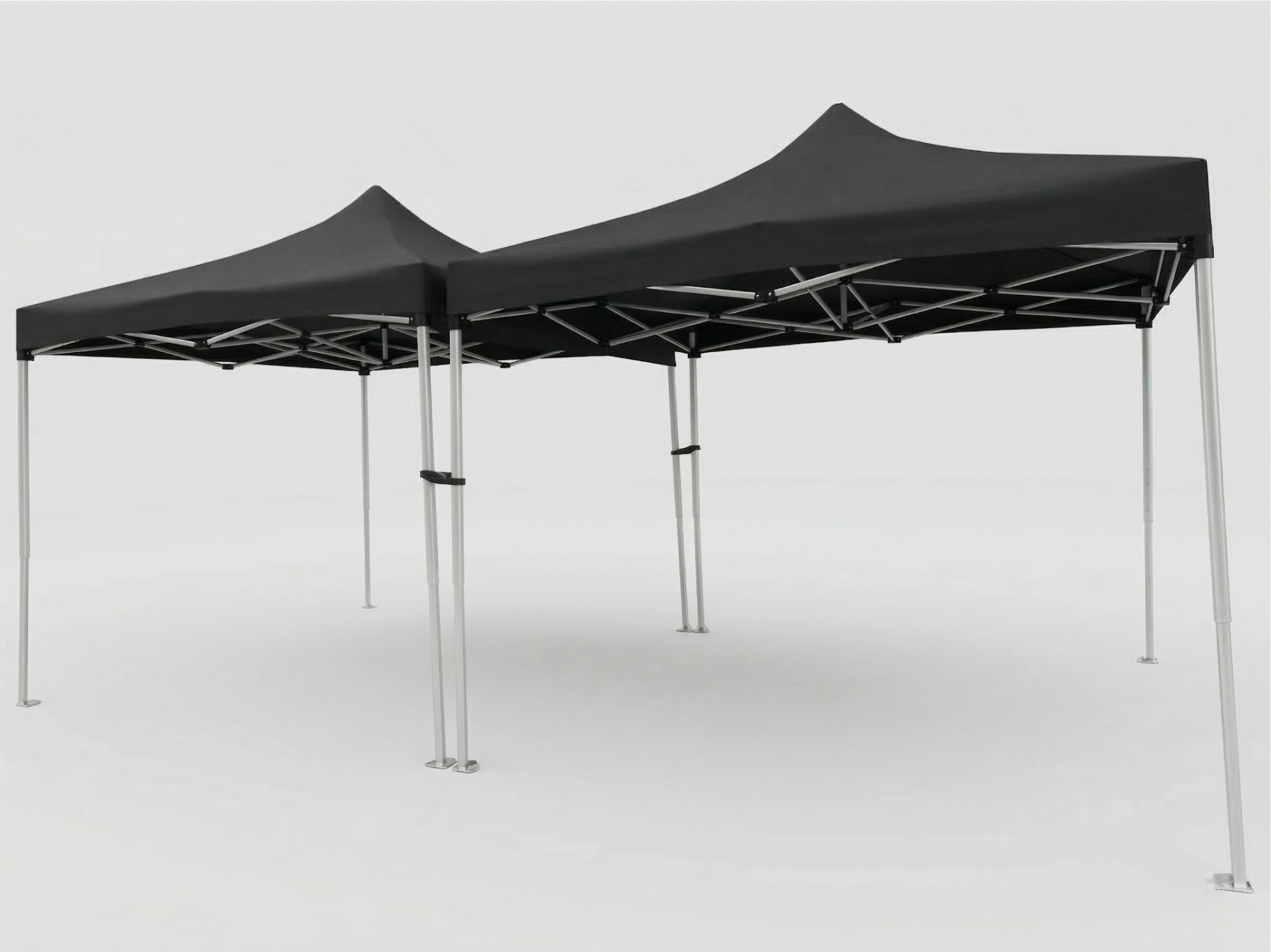 VDD Partytent Easy Up - Paviljoen - Opvouwbaar Draagbaar - Evenementen Tent - Camping - Waterdicht - Met Draagtas - Zwart - 3 x 6m