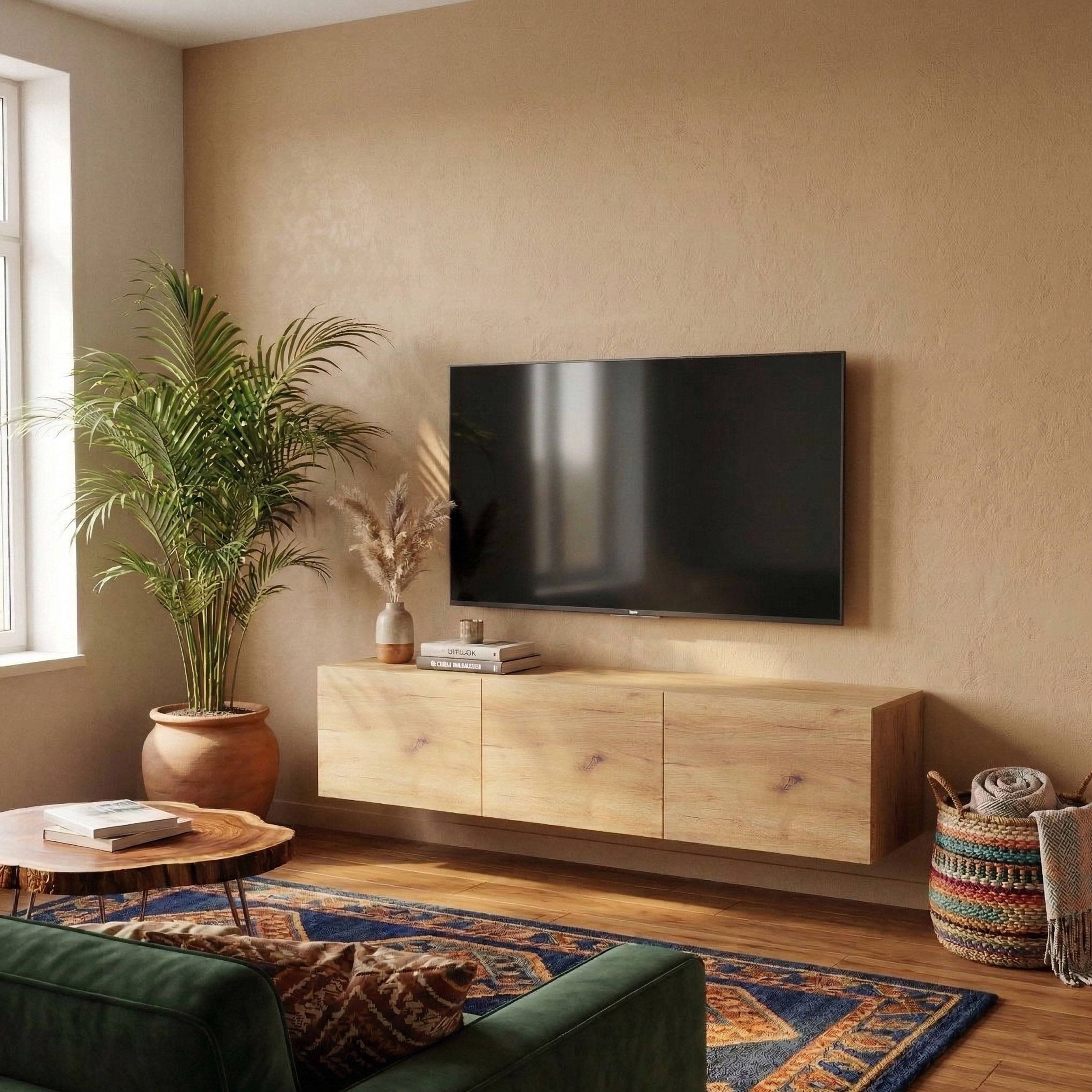 VDD - TV meubel - Zwevend tv meubel - TV kast - Hangend tv meubel - alternatieve afbeelding