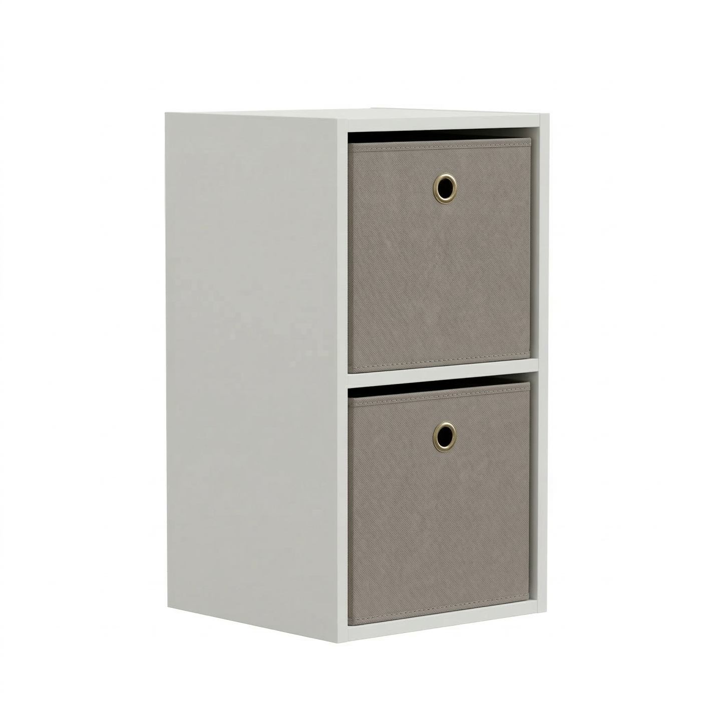 VDD – Vakkenkast – Wandkast – Vakkenkast Wit – Vakken Kast – Wandkastje – Wandkasten – Wandkasten Woonkamer – 2 Vakken - Wit