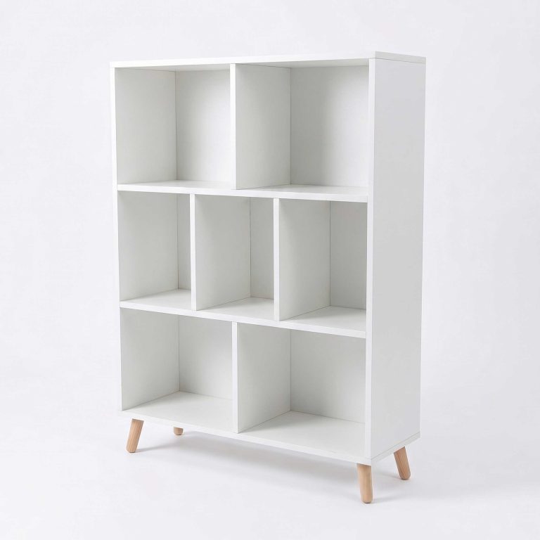 Wandkast Stoer metaal hout industrieel design open boekenkast 137 cm hoog zwart - Meubel-Plein
