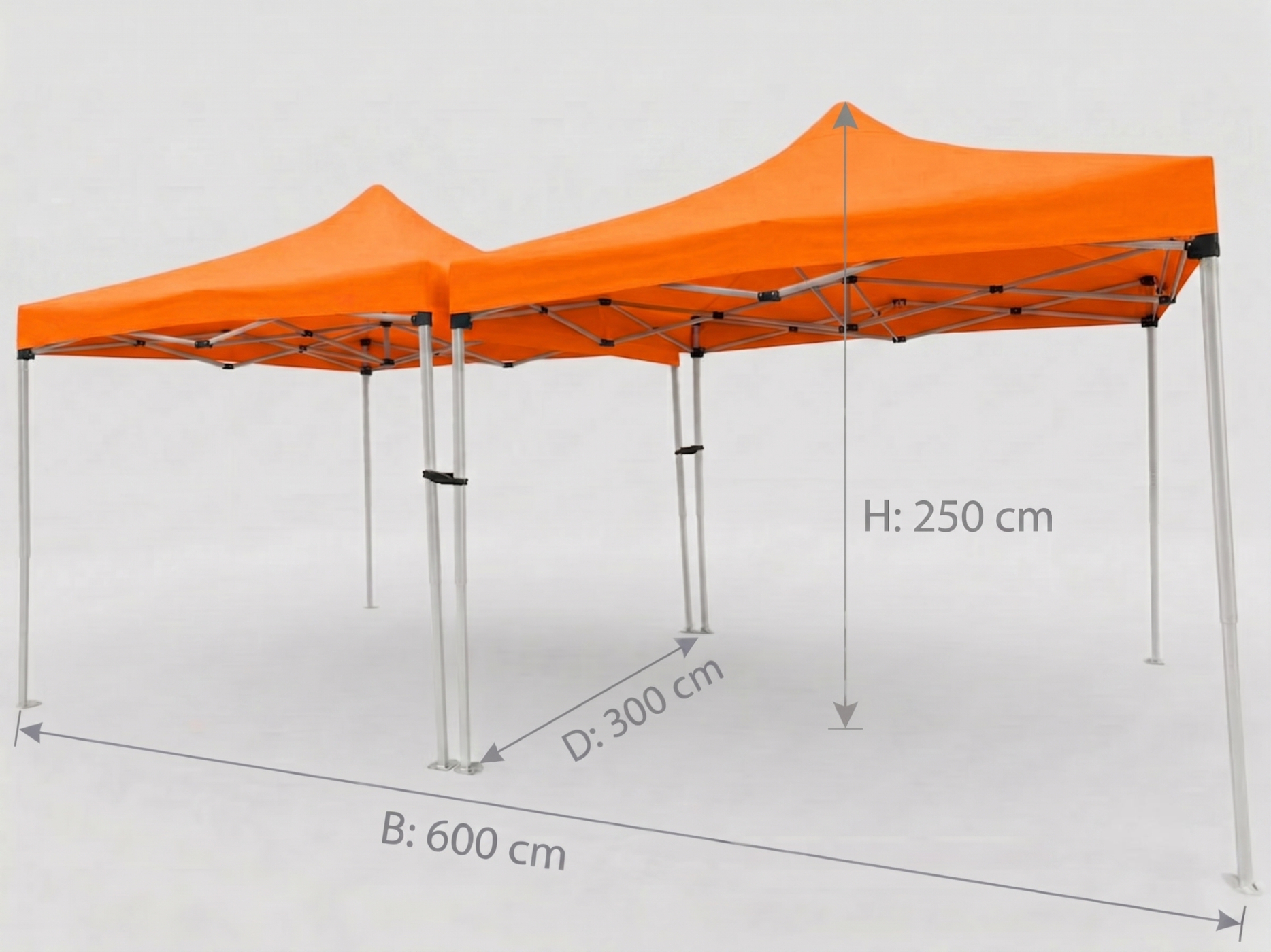 VDD - Partytent Easy Up - Paviljoen - Opvouwbaar Draagbaar - Evenementen Tent - Camping - Waterdicht - Met Draagtas - Oranje - 3 x 6m - set van 2 - Meubel-Plein VDD - Partytent Easy Up - Paviljoen - Opvouwbaar Draagbaar - Evenementen Tent - Camping - Waterdicht - Met Draagtas - Oranje - 3 x 6m - set van 2 - Meubel-Plein