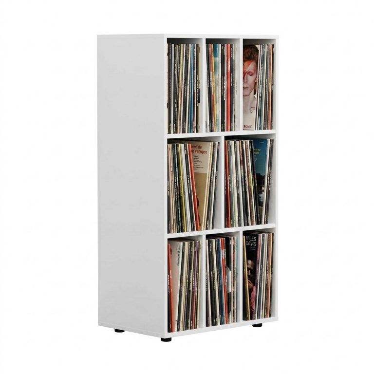 VDD Vinyl Opbergkast - Verrijdbaar - 70 x 60 x 40 cm - Bruin