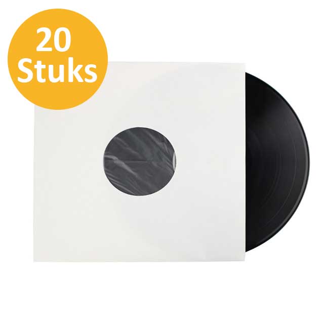 VDD Papieren Beschermhoezen voor Vinyl - Paper Sleeves LP's - 20 Stuks