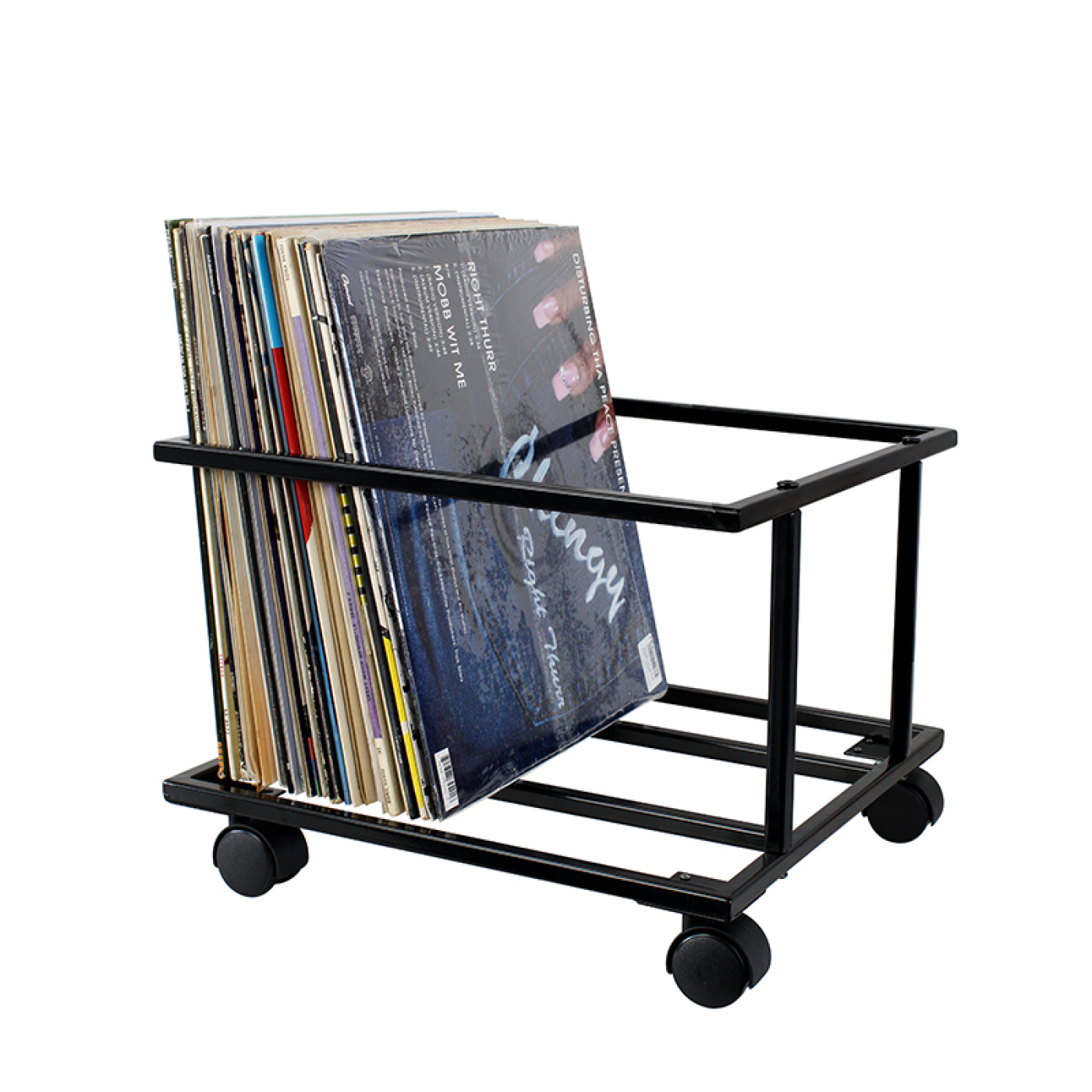 VDD - Lp vinyl opbergkist verrijdbaar - opbergtrolley - opbergen lp vinyl platen - Meubel-Plein VDD - Lp vinyl opbergkist verrijdbaar - opbergtrolley - opbergen lp vinyl platen - Meubel-Plein