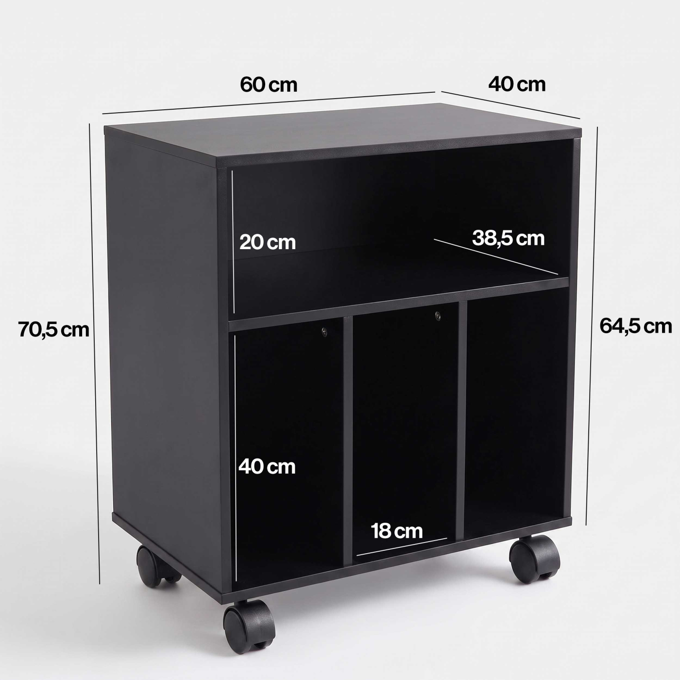 VDD - Kast - Opbergkast - LP Opbergsysteem - LP Kast - Zwart - Meubel-Plein VDD - Kast - Opbergkast - LP Opbergsysteem - LP Kast - Zwart - Meubel-Plein