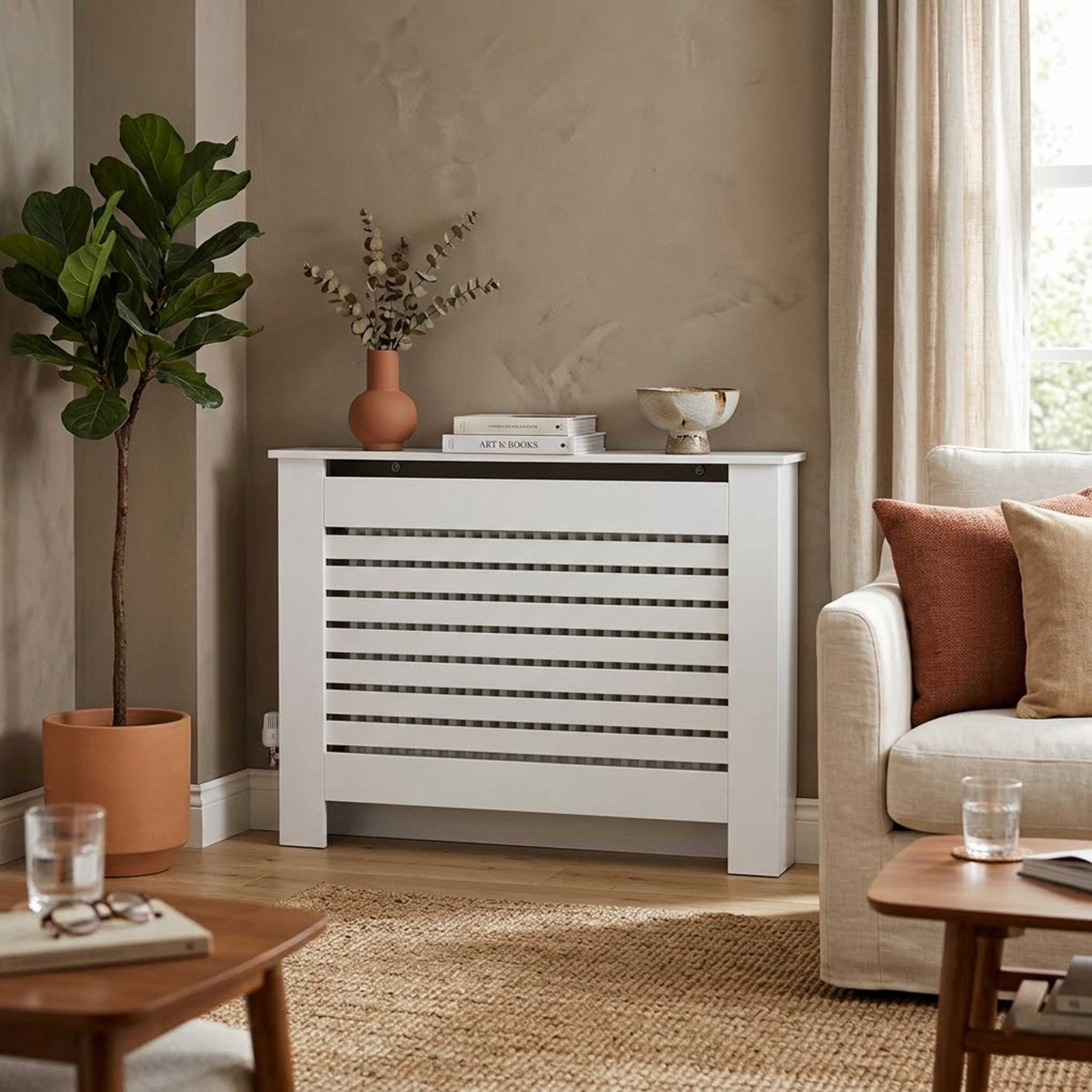 VDD - Radiatorombouw - Verwarming decoratie - Wit - alternatieve afbeelding