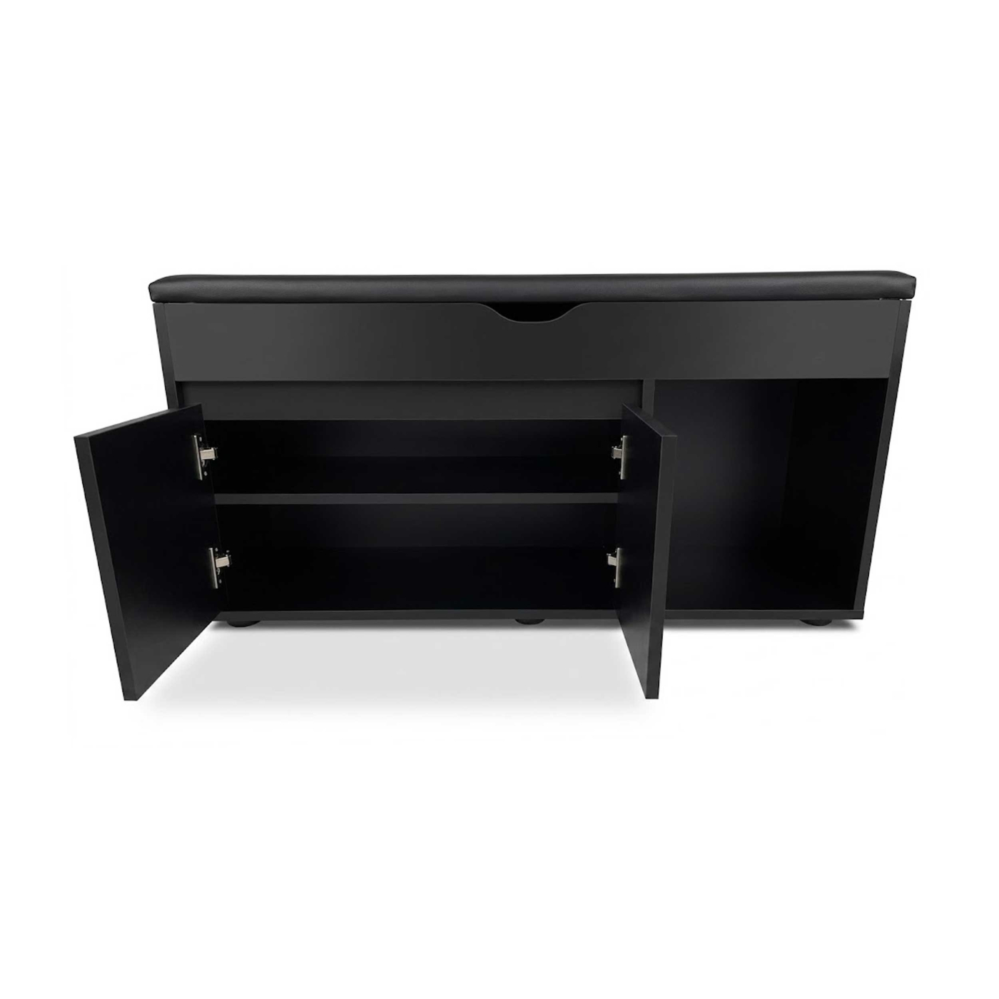 VDD - Schoenenkast - Schoenen opberger - Halbankje - Zwart - Meubel-Plein VDD - Schoenenkast - Schoenen opberger - Halbankje - Zwart - Meubel-Plein