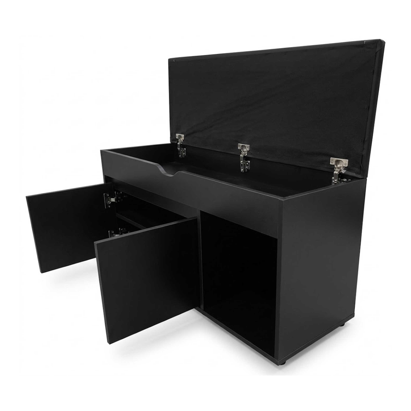 VDD - Schoenenkast - Schoenen opberger - Halbankje - Zwart - Meubel-Plein VDD - Schoenenkast - Schoenen opberger - Halbankje - Zwart - Meubel-Plein