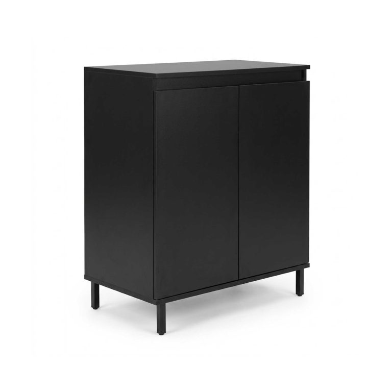 VDD - Kast - Opbergkast - Wand meubel - 70x40x82.5cm - Zwart