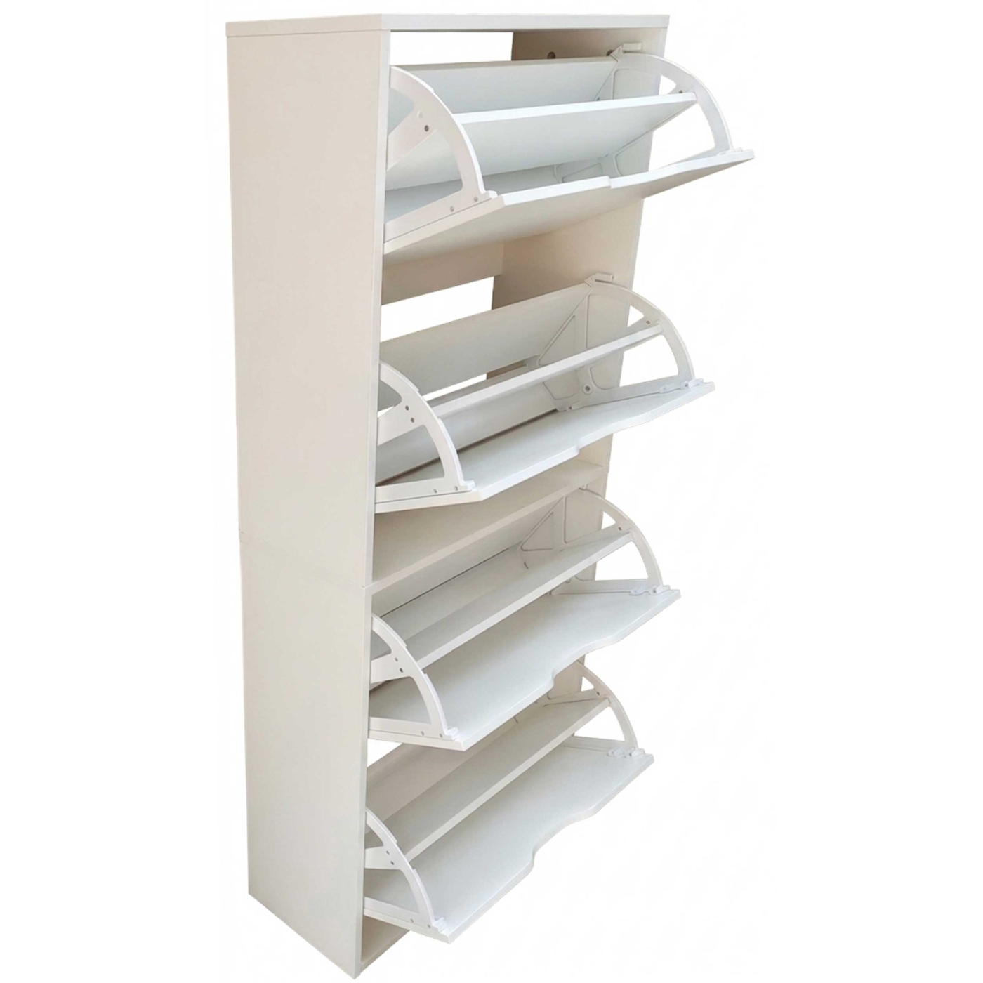 VDD - Schoenenkast - Halkast - Schoenen opbergsysteem - Wit - Meubel-Plein VDD - Schoenenkast - Halkast - Schoenen opbergsysteem - Wit - Meubel-Plein
