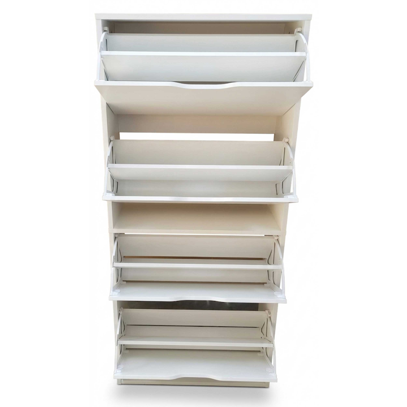 VDD - Schoenenkast - Halkast - Schoenen opbergsysteem - Wit - Meubel-Plein VDD - Schoenenkast - Halkast - Schoenen opbergsysteem - Wit - Meubel-Plein