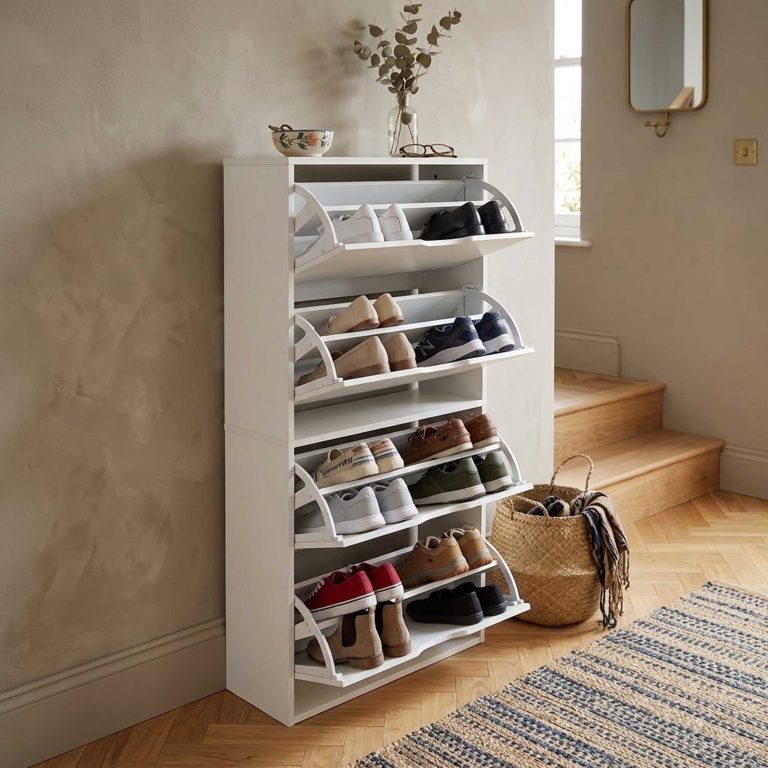 VDD - Schoenenkast - Halkast - Schoenen opbergsysteem - Wit - alternatieve afbeelding