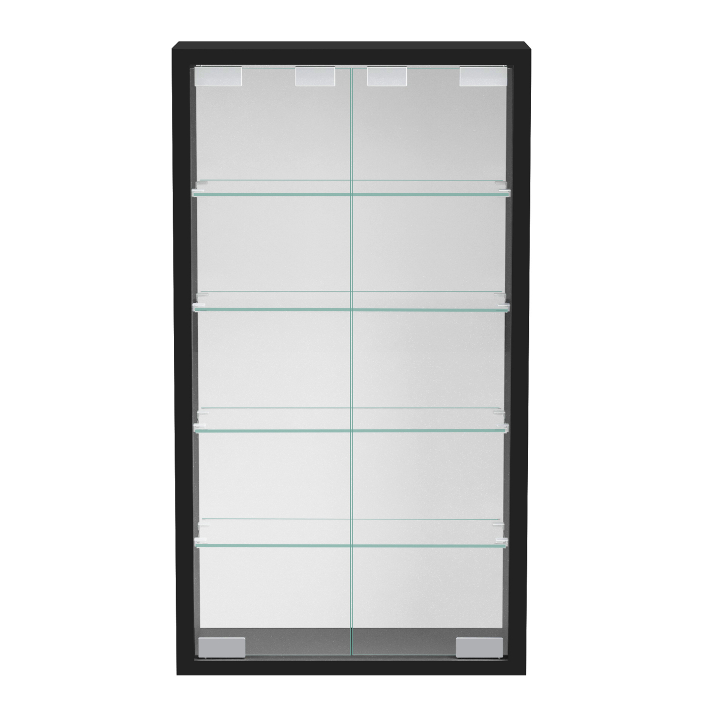 VDD – Vitrinekast – Vitrinekast met glas – Vitrinekast met led verlichting – Vitrinekastje – 40 x 12 x 60 cm - Zwart - Meubel-Plein VDD – Vitrinekast – Vitrinekast met glas – Vitrinekast met led verlichting – Vitrinekastje – 40 x 12 x 60 cm - Zwart - Meubel-Plein
