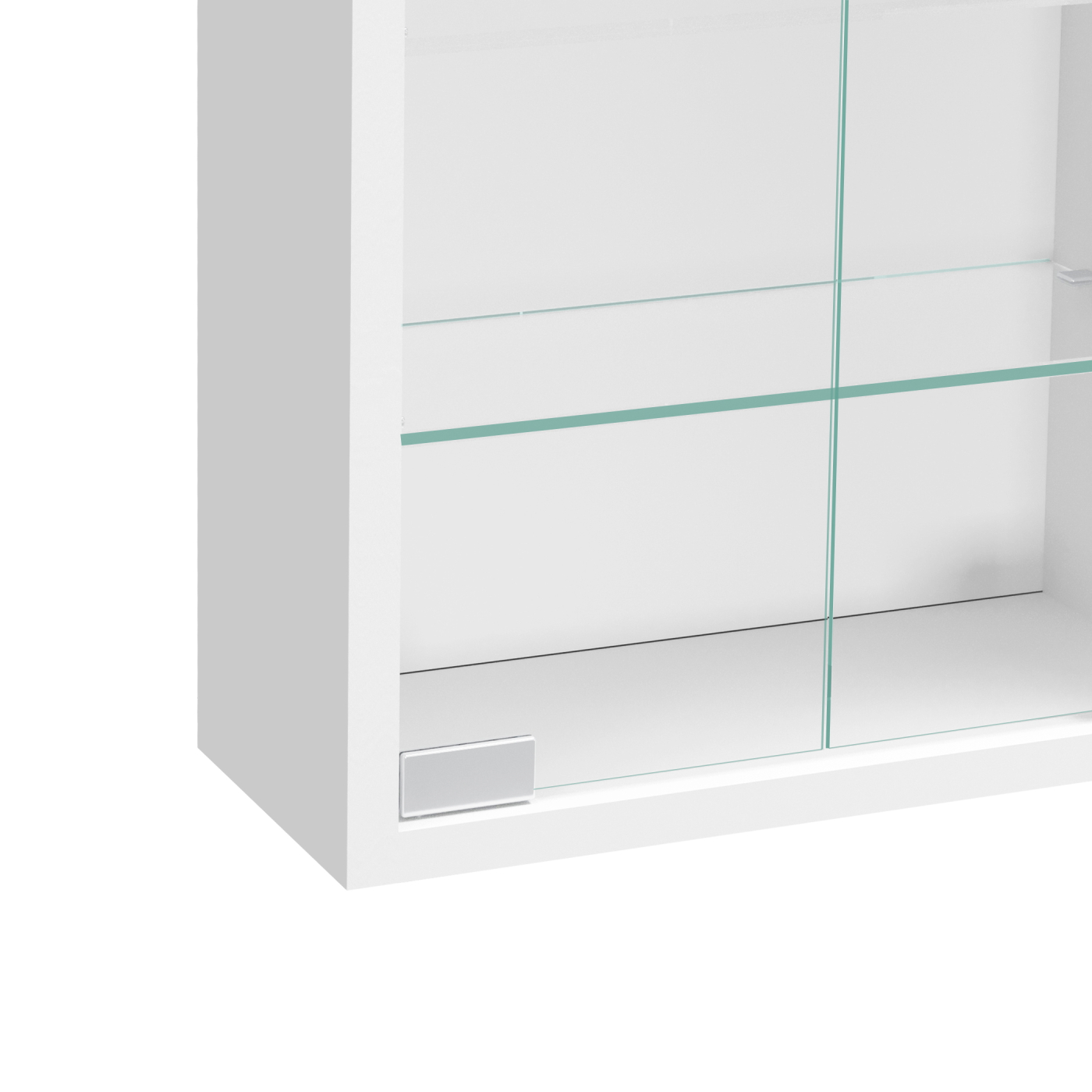 VDD – Vitrinekast – Vitrinekast met glas – Vitrinekast met led verlichting – Vitrinekastje – 40 x 12 x 60 cm - Wit - Meubel-Plein VDD – Vitrinekast – Vitrinekast met glas – Vitrinekast met led verlichting – Vitrinekastje – 40 x 12 x 60 cm - Wit - Meubel-Plein