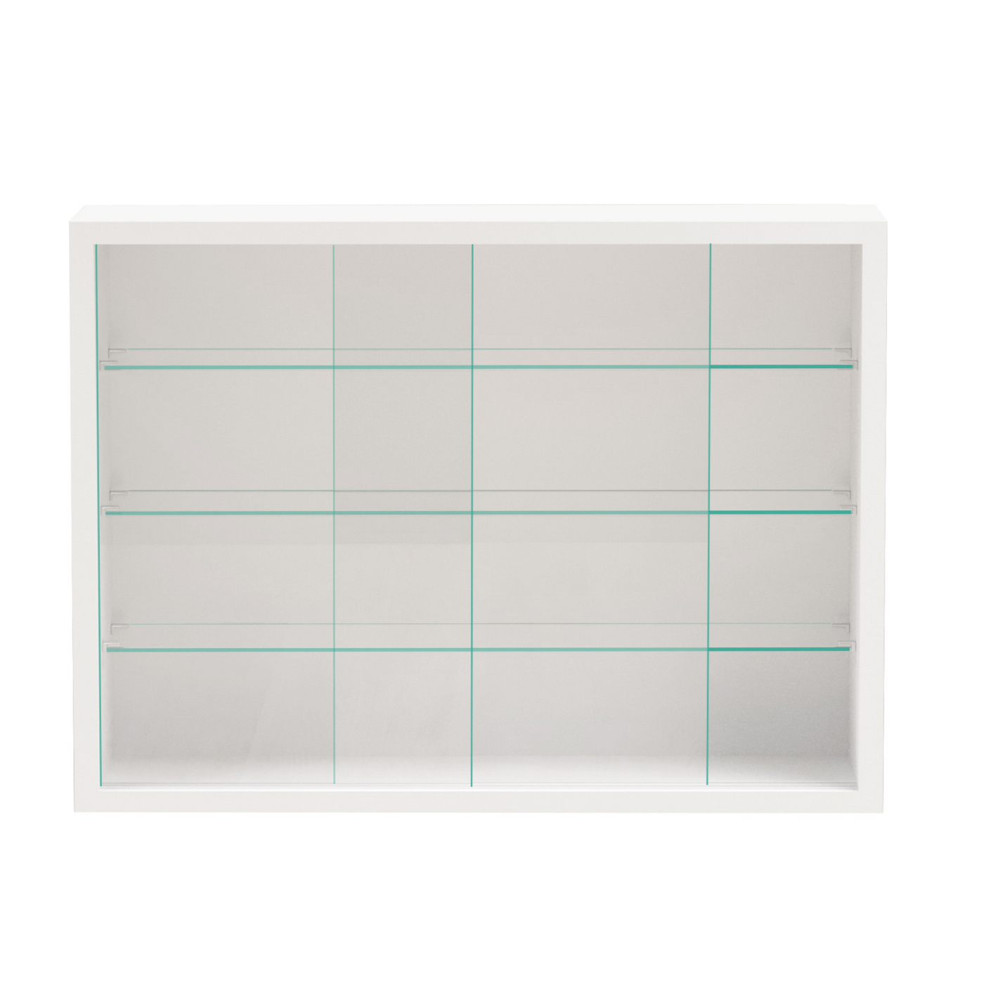 VDD – Vitrinekast – Vitrinekast met glas – Vitrinekast met led verlichting – Vitrinekastje - 50 x 12 x 40 cm - Wit - Meubel-Plein VDD – Vitrinekast – Vitrinekast met glas – Vitrinekast met led verlichting – Vitrinekastje - 50 x 12 x 40 cm - Wit - Meubel-Plein
