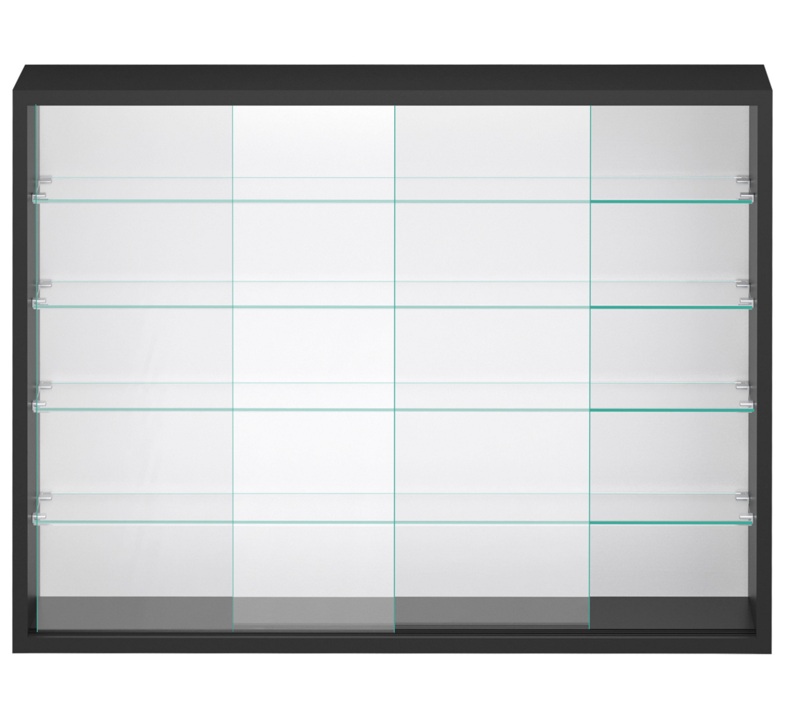 VDD – Vitrinekast – Vitrinekast met glas – Vitrinekast met led verlichting – Vitrinekastje - 75 x 14 x 55 cm - Zwart - Meubel-Plein VDD – Vitrinekast – Vitrinekast met glas – Vitrinekast met led verlichting – Vitrinekastje - 75 x 14 x 55 cm - Zwart - Meubel-Plein
