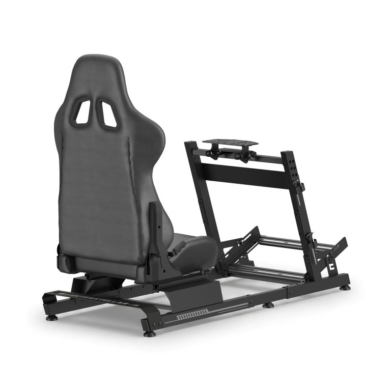 VDD Gaming On Sim Racing Cockpit - Black on Black - alternatieve afbeelding