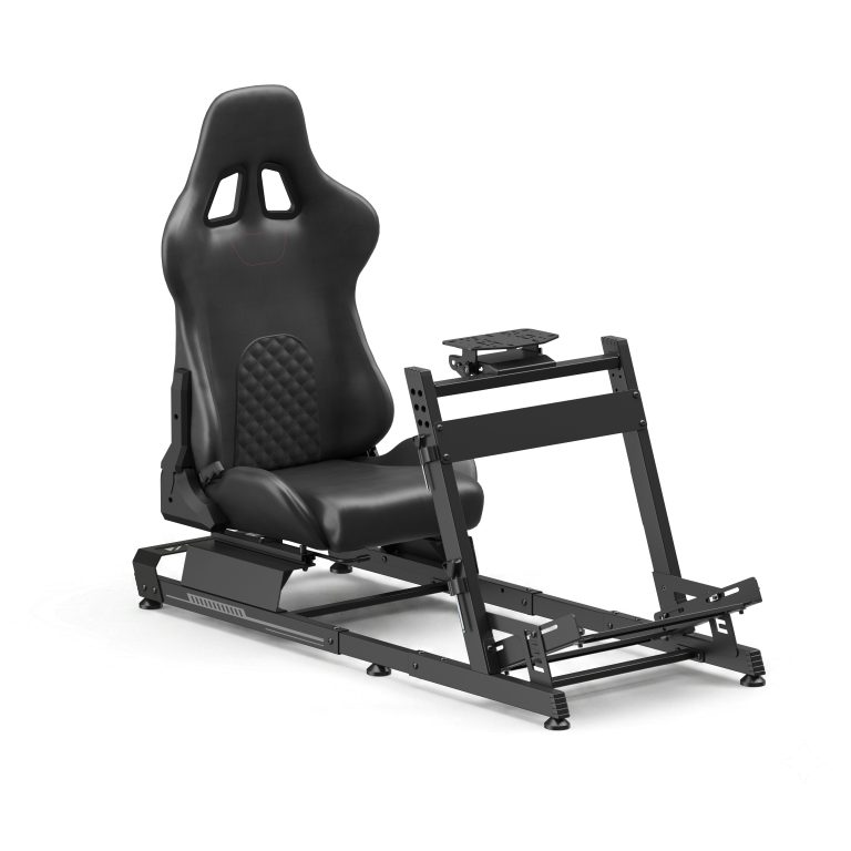 VDD Gaming On Sim Racing Cockpit - Black on Black