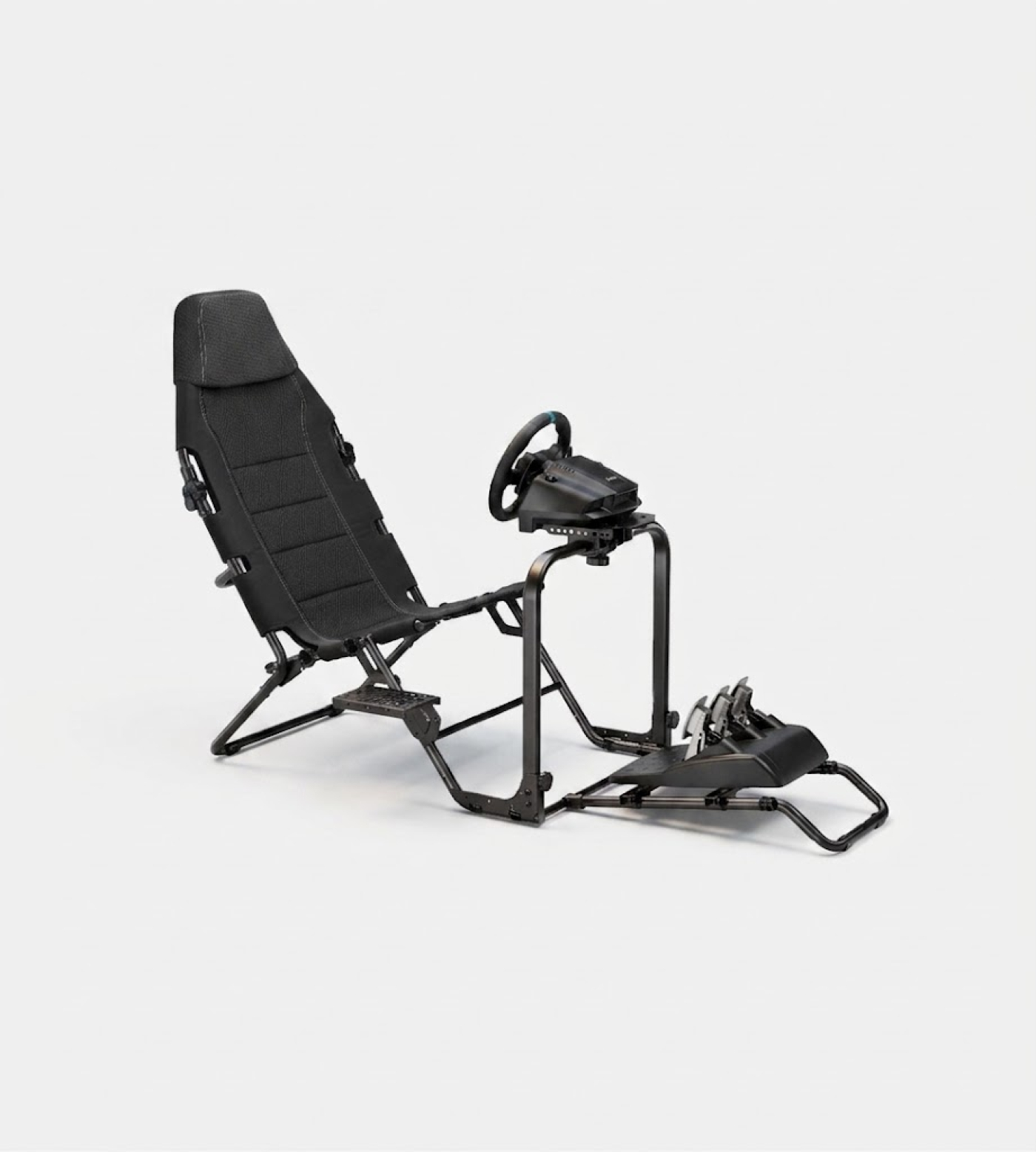 VDD Gaming - Opvouwbare sim-race cockpit - Sim-racer - Racecockpit - Opvouwbaar - Zwart - Meubel-Plein VDD Gaming - Opvouwbare sim-race cockpit - Sim-racer - Racecockpit - Opvouwbaar - Zwart - Meubel-Plein