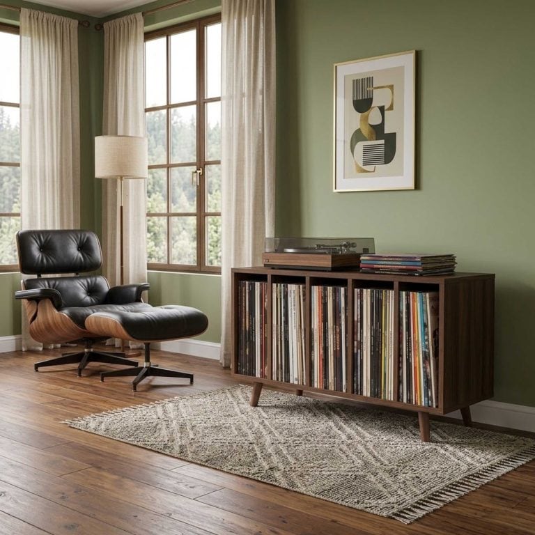VDD - Vinyl kast - LP meubel - Vakkenkast - Dressoir - Wandkast - alternatieve afbeelding